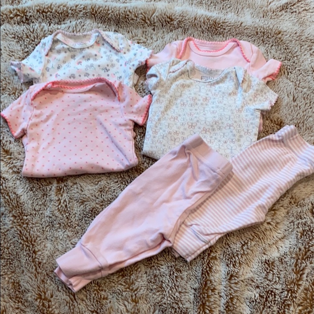 Infant onesies and pants